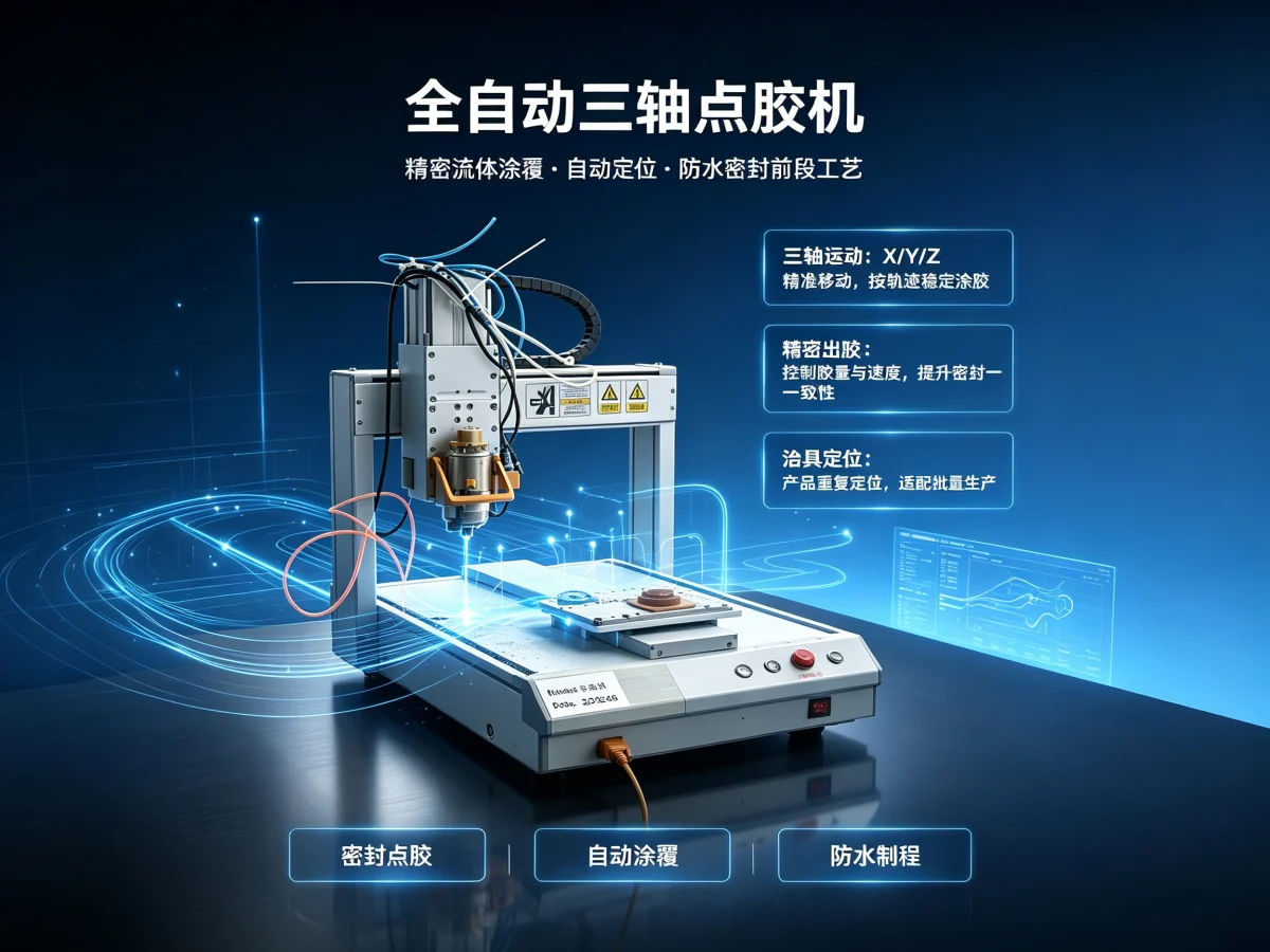纬联弘全自动点胶设备多胶种