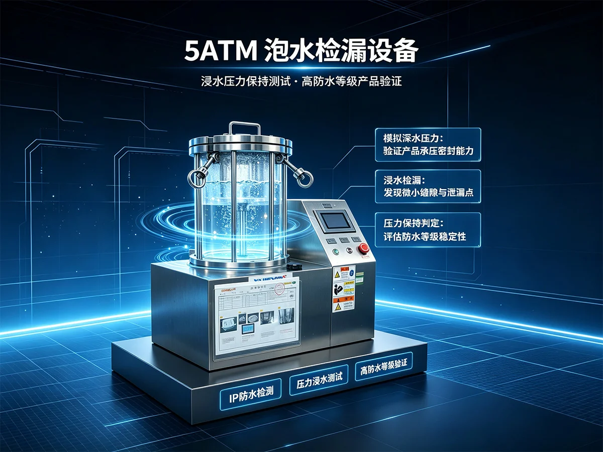 纬联弘5ATM泡水检漏设备